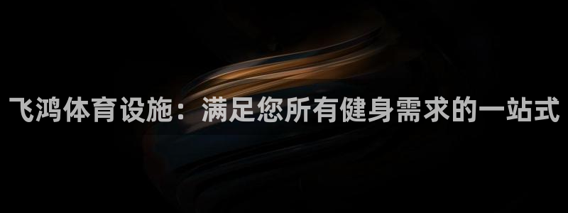 意昂体育3招商电话是多少：飞鸿体育设施：满足您所有健