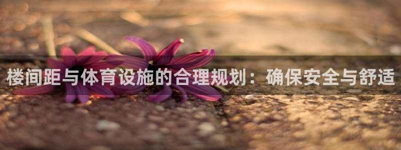 意昂体育3开户：楼间距与体育设施的合理规划：确保安全
